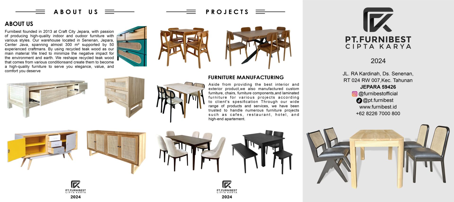 Brochure furnitures, catalog furnitures, brochure furnibest